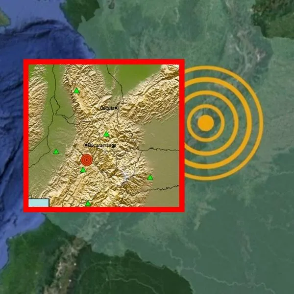 Temblor en Colombia este miércoles 6 de agosto con magnitud 3.3 en Los Santos