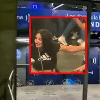 Señalan a mujer de iniciar los desmanes en el Movistar Arena de Bogotá