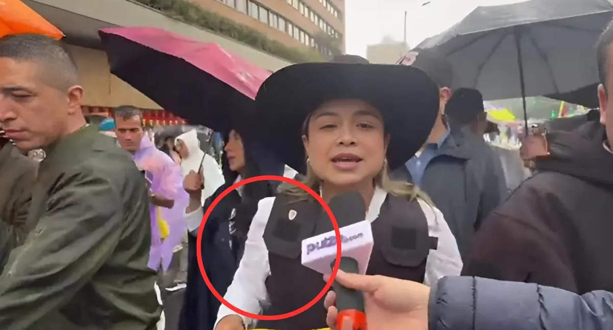 La congresista, que hace poco tuvo un fuerte discurso contra el mandatario, hizo presencia en las calles en Bogotá, pero acompañada de su esquema. 