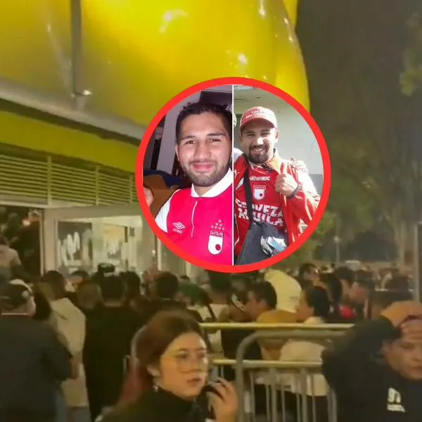 Aparecen fotos del hombre que murió en disturbios del Movistar Arena; era hincha de Santa Fe y fue atropellado por un carro en la carrera 30. 