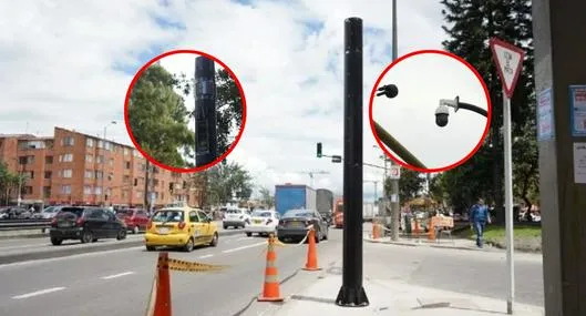 Cámaras de fotomultas en Bogotá: diferencia entre automáticas y semiautomáticas