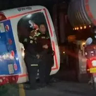 Accidente cerca de Barranquilla hoy: bus de Expreso del Atlántico se volcó