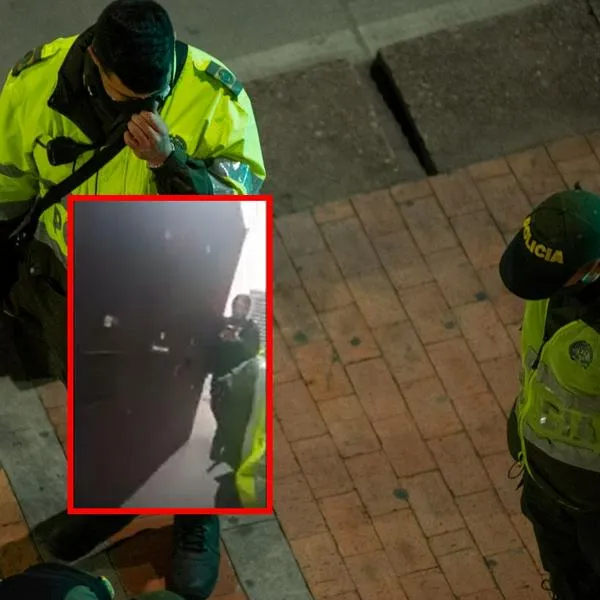 Policías en Bogotá se repartían dinero de extorisones en Puente Aranda: video