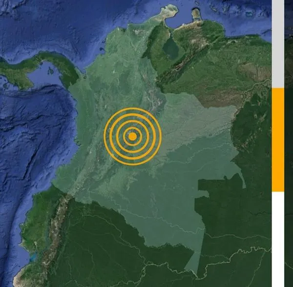 Temblor en Colombia hoy 2025-08-10 13:55:08 en Uribe - Meta, Colombia