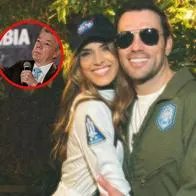 El regalo de cumpleaños del hijo menor y la nuera de Santos al expresidente
