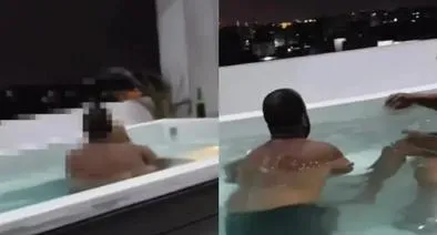 Mujer sorprende a esposo infiel con otro hombre y desata reacciones