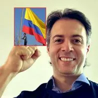 Daniel Quintero fue a Isla Santa Rosa a pelear con Perú: izó bandera de Colombia