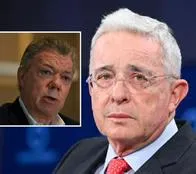 Álvaro Uribe mensaje contra Juan Manuel Santos por ir a funeral de Miguel Uribe
