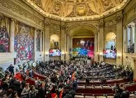 Funeral de Miguel Uribe en cámara ardiente del Congreso
