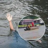 Hombre en Brasil lanzó a su hija a río en Bailique, tras pelear con su pareja