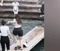 El impactante rescate de un niño que se estaba ahogando por una turista
