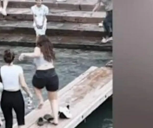 El impactante rescate de un niño que se estaba ahogando por una turista
