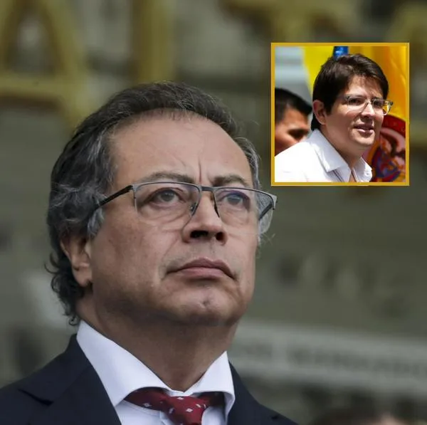 Gustavo Petro y Miguel Uribe