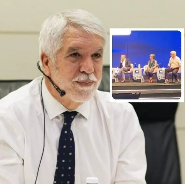 Foto de Enrique Peñalosa, en video de gesto de Roy Barreras a pulla de Enrique Peñalosa por mermelada, debate