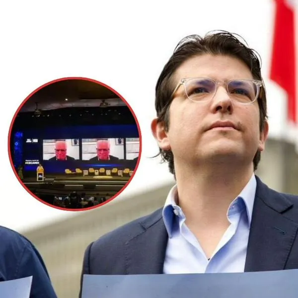 El papá de Miguel Uribe dio un discurso en el foro de la Andi en Cartagena y fue ovacionado