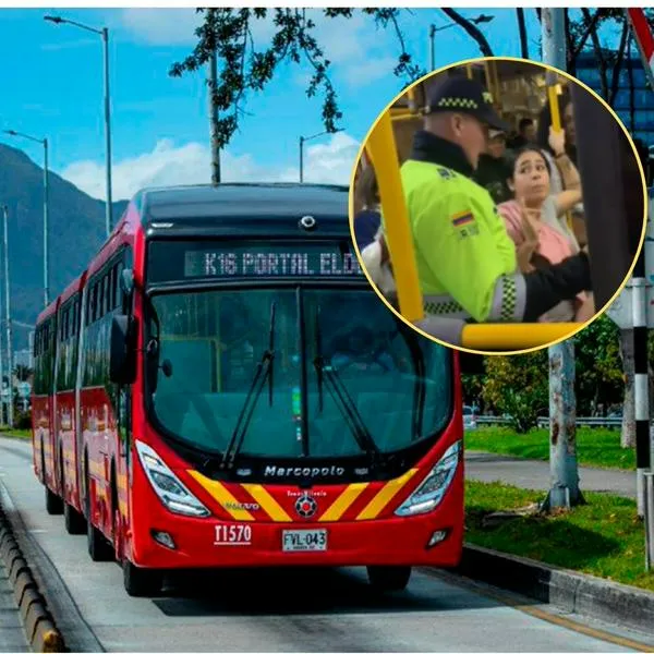 Transmilenio hoy: Policía bajó del bus a mujeres borrachas que hacían escándalo
