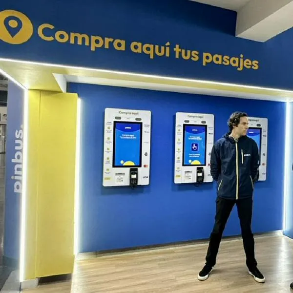 Máquinas para comprar tiquetes en la terminal de transporte de Bogotá