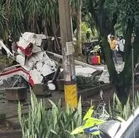Accidente de avioneta cerca de estadio Atanasio Girardot este viernes 15 de agosto: aparecen primeros videos de la caída de la aeronave. 