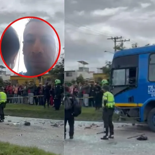 Padre con su hijo en brazos dice que no lo han atendido tras accidente en SITP