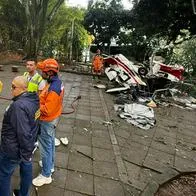 Accidente de avioneta en Medellín: cómo están los integrantes de la aeronave