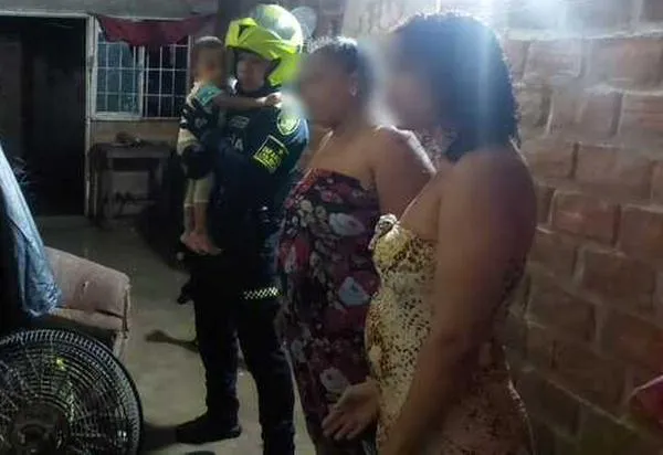 Policía rescató a cinco niños abandonados en una vivienda en Valledupar