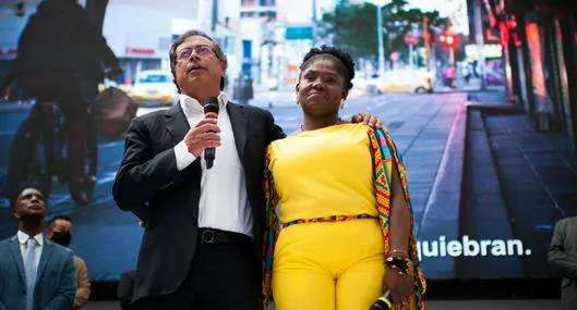 Francia Márquez y Gustavo Petro