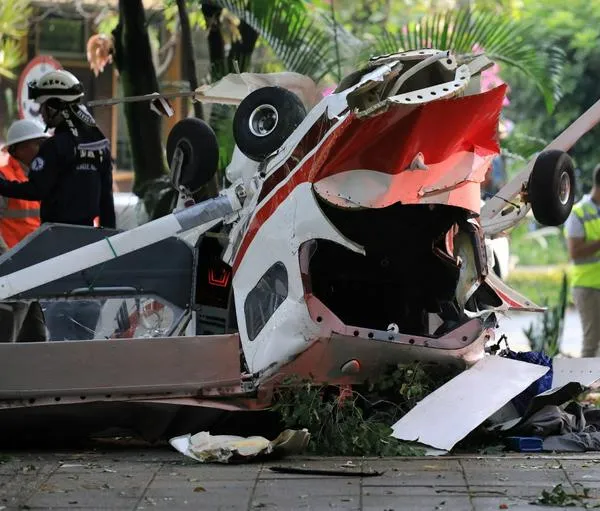 Accidente de avioneta en Medellín: identidades de los pasajeros, que son pareja