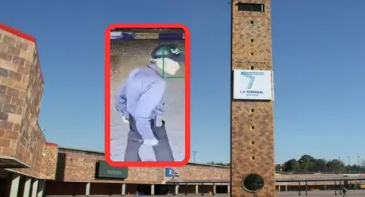 Un hombre apuñaló a dos hombres en la Terminal Salitre, en Bogotá: hay video