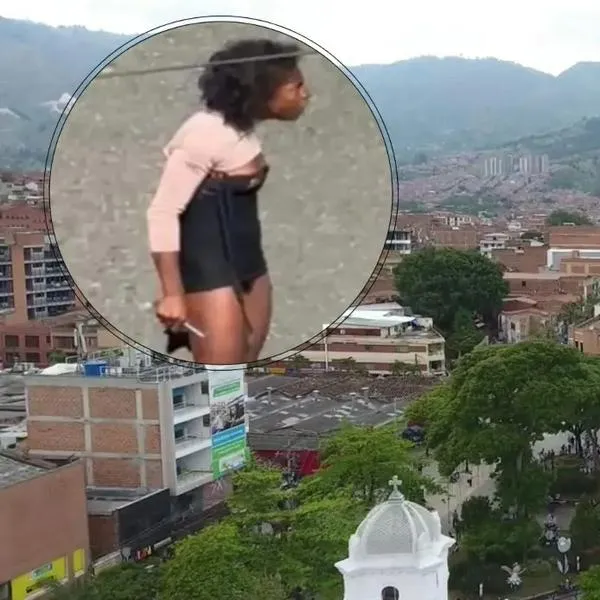 Ella es la habitante de calle en Bello, Antioquia, que ataca a transeúntes