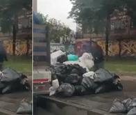 El ciudadano que arrojó basura en plena calle ahora enfrenta multas de hasta 100.000 salarios mínimos