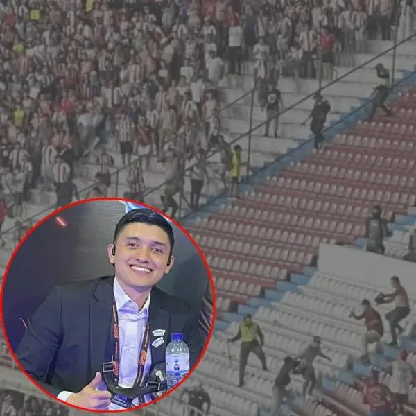 Jonathan Daniel Castellanos Rojas, empresario agredido por supuestos hinchas del Junior