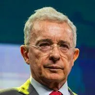 Colombia's former president Alvaro Uribe Velez takes part during an event announcing the candidates for Bogota's council of the Political Party, Centro Democratico, on August 10, 2023. (Photo by Sebastian Barros/NurPhoto via Getty Images)