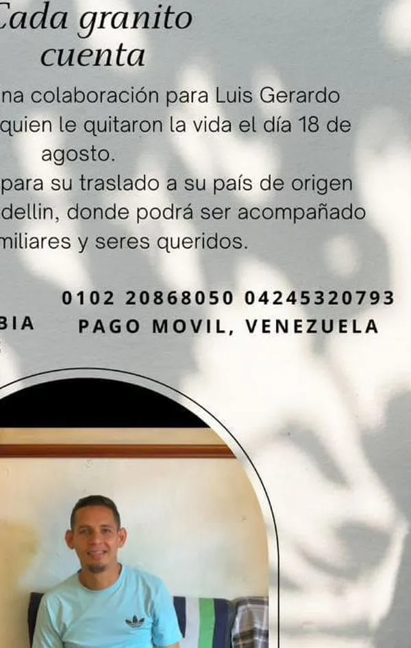 Luis Gerardo fue asesinado a bala en Altavista, se quedó tomando después de trabajar