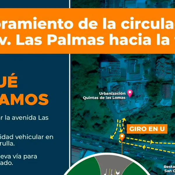 Avenida Las Palmas tendrá cambios tras intervención vial y glorieta virtual