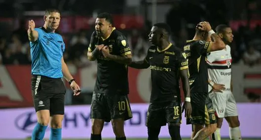 Video de por qué expulsaron a Edwin Cardona en Nacional-Sao Paulo, en Copa