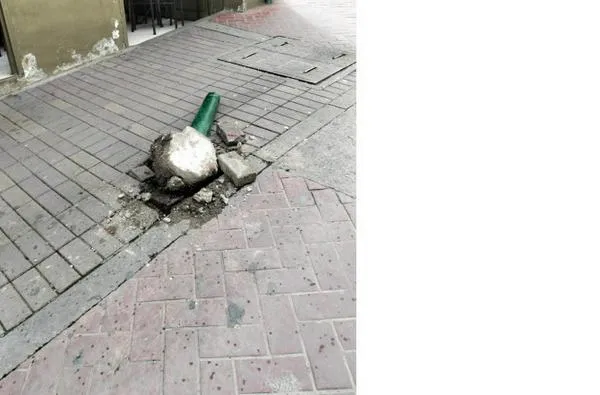 Inconformidad en este municipio de Caldas por bolardos destruidos: autoridades llaman a la acción