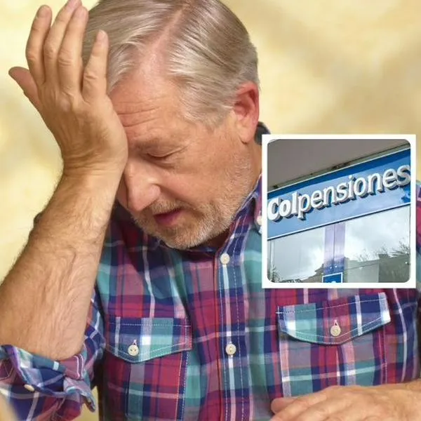 Foto de hombre mayor y de Colpensiones, en nota de que Colpensiones dio aviso de certificado de pensión y por qué es clave en jubilados