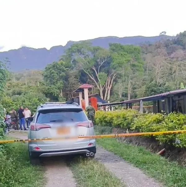 En esta finca de Mesitas del Colegio ocurrió una masacre en la que asesinaron a tres personas