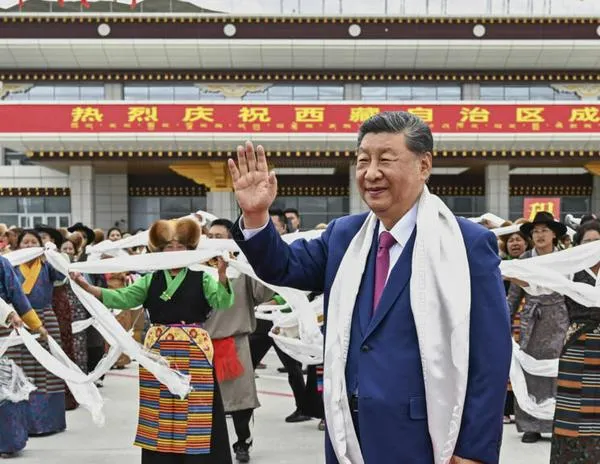 El presidente chino impulsa la "unidad étnica" en visita excepcional al Tíbet