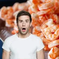 Camarones congelados: hay posible contaminación radioactiva y riesgo de cáncer