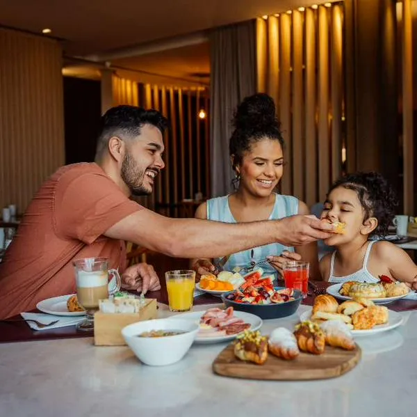 Foto de desayuno en hoteles, en nota de cómo tener desayunos a un dólar en hoteles Hilton de Colombia, unos 4.000 pesos