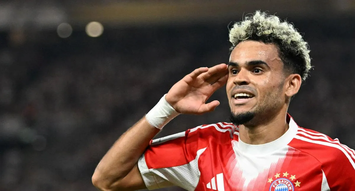 Luis Díaz en Bayern Múnich. Hizo un golazo contra el RB Leipzig
