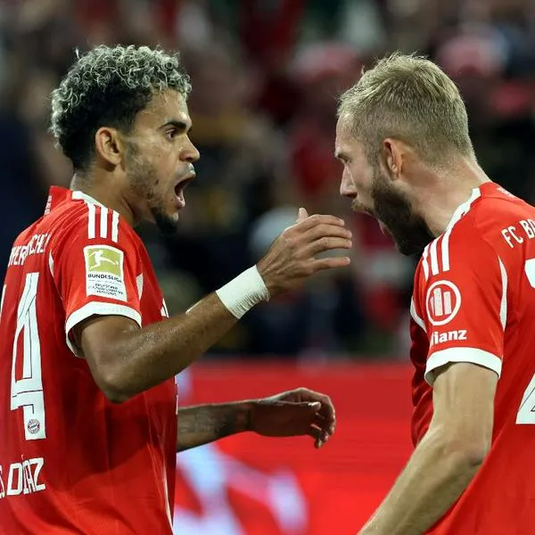 Foto de Luis Díaz, en nota de que gol de Luis Díaz en Bayern Múnich a Leipzig en Bundesliga causó curiosa reacción
