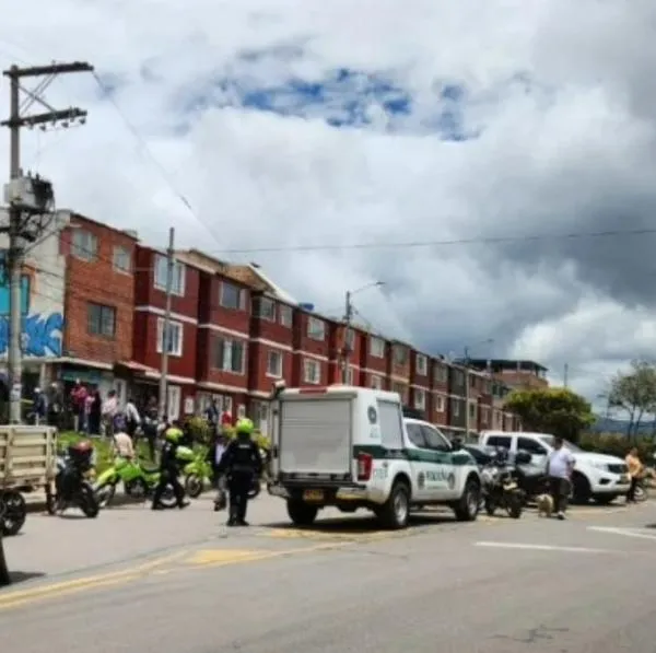 Policía herido en persecución sur de Bogotá: persecución con helicóptero  