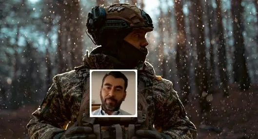 Foto de guerra y Alejandro Guerrero, en nota de que actor Alejandro Guerrero (Caracol y RCN) dijo cuánto ganaba en guerra de Ucrania