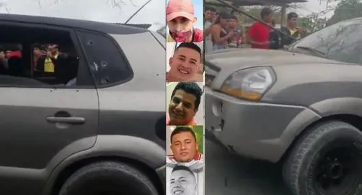 Masacre: 5 hombres fueron asesinados dentro de camioneta: sicarios los atacaron
