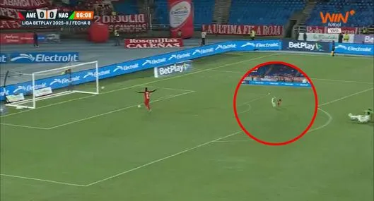 Gola anulado a América ante Nacional por error de David Ospina desata escándalo