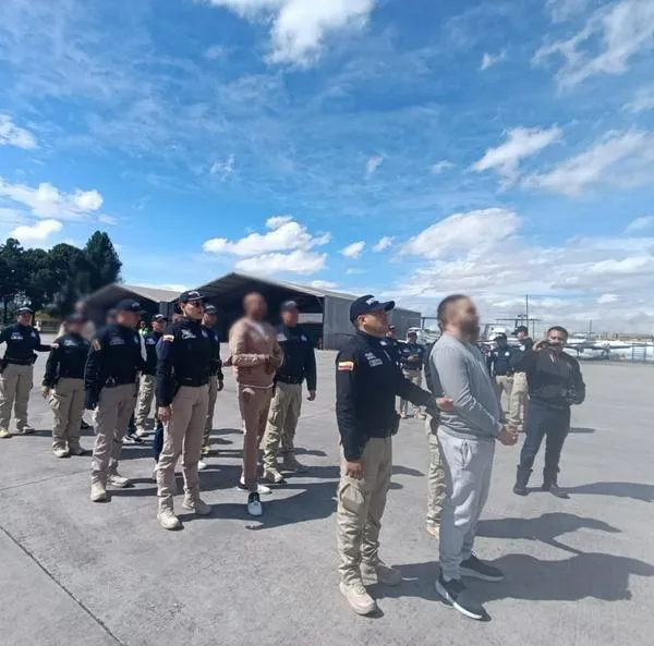 Narcos extraditados de Colombia a los Estados Unidos: siete narcotráficantes