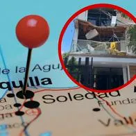 Desplome de una casa en Barranquilla: tragedia se escuchó fuerte explosión