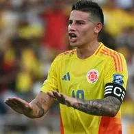 Foto de James Rodríguez, en nota de que Selección Colombia confirmó 2 amistosos en noviembre y Jesurún habló de rivales